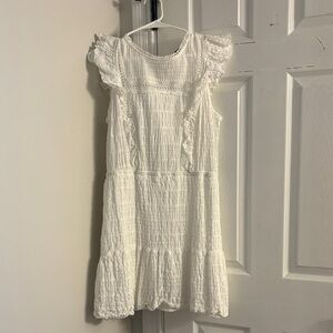 Wild Fable White Textured Dress